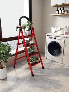 ladder foldable 3/4/5/6/7 Step ladder aluminium heavy duty ladder heavy duty Telescopic for home Step ladder Hardware