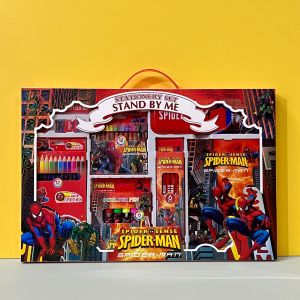 Bộ Đồ Dùng Học Tập Siêu Anh Hùng Hoạt Hình Spider-Man Quà Tặng Sinh Nhật Cho Trẻ Em Phụ Kiện Học Sinh Hộp Quà Tặng Lớn