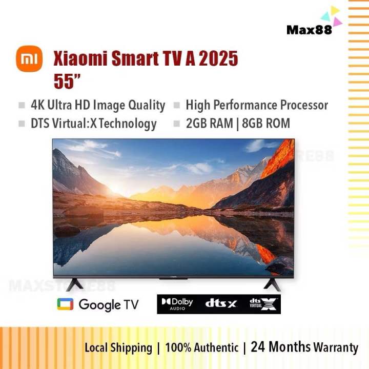 Xiaomi TV A 55 2026 | 4K Resolution HDR Display | Dolby Audio™ | Google ...