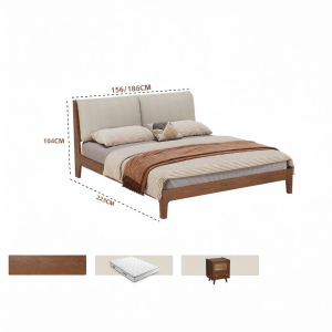DONGMU | Washable Soft Cloud Puff Upholstered Bed