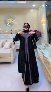 Gamis Abaya Turkey / Outfit Remaja Terbaru / Fasion Muslim - Ayuni