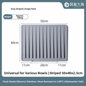 FENGHEDAHAI | Kitchen Silicone Drain Mat Anti-Slip Water Collection Pad Fruit and Vegetable Water Filter