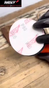 Tatakan Amplas 4 Inci Bantalan Bulat Velcro Pad