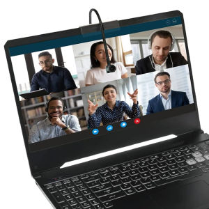Center Camera Eye Middle-Screen Webcam 4K 8MP 1080p Plug & Play USB Webcam Optimized for Creating a Better Connection in Calls