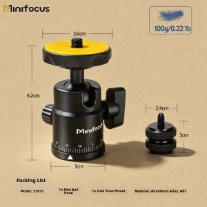 Minifocus | Multi-functional Damping Panorama Ball Head Tripod Mount for Mobile Phone and Camera