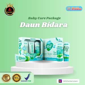 BABY CARE PACKAGE DAUN BIDARA SR12 | PAKET BABY HERBAL SR12 | BUBBLE BATH BIDARA SKINCARE BAYI
