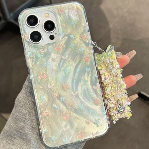 Butterfly Floral Transparent Mobile Phone Case Full Cover Feather Pattern Protection against Drops for Xiaomi Civi4Pro 11Ultra 13Ultra