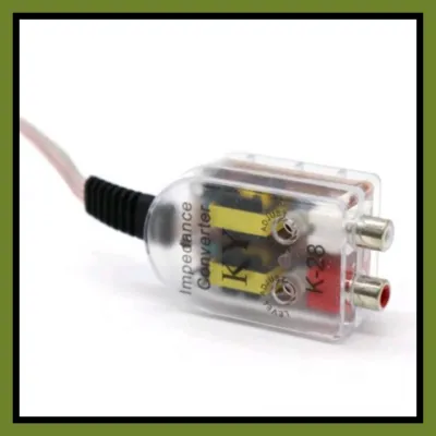 Audio converter high to low rca / Converter rca high to low