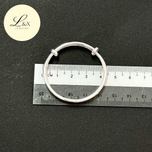 L&X Jewelry | Original S990 Silver Baby Bangle (Unpaired)