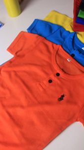 Baju Kaos Polo Desain Unik & Tahan Lepas untuk Anak 1 sd 4 Tahun
