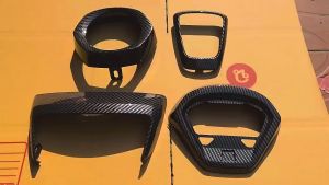 ชิ้นงานศูนย์ (พร้อมส่ง)Giorno 125 ทำเคฟล่าเปลือกแท้ศูนย์ Honda 100% เงาสุดๆแล็คเกอร์ 2kเคฟล่า5D อย่างดีงานพรีเมี่ยมสุดๆ