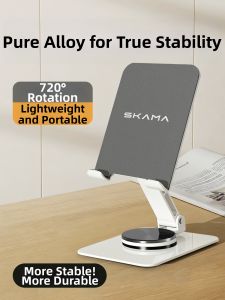 SKAMA | Foldable Stable Universal Support Stand 360 Degrees Rotation Metal