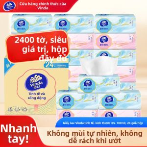 Vinda | Giấy ăn Gia Đình 100 tờ