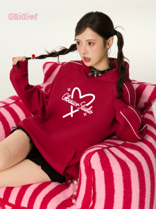 Gbiaior | Áo Hoodie Sweater Thiết Kế Retro Mỹ Phong Cách Rộng
