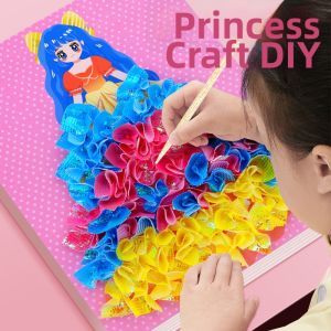 WANWEI | Quiet Book for Girls DIY Dress-up Sticker Book