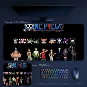 Bandai | Boys Multi-size Leather Mouse Pad Two-dimensional Animation ONE PIECE E-sports Game Mouse Pad Keyboard Pad Decorative Table Mat