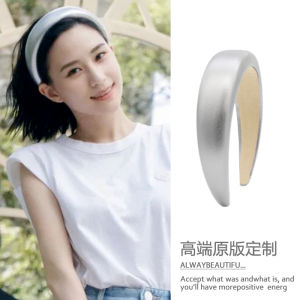 Wide Brim Leather Hairband Womens Hair Clip Styling Daily Use 2023 New Fashion Hair Accessories Korean Style Hairband