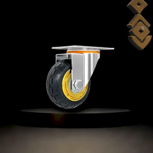 Roda Troli Karet Kembang Heavy Duty 5 Inch Universal Trolley Caster