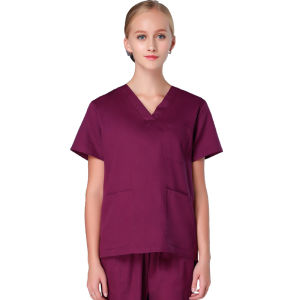 Premium Cotton Nursing Scrubs Set Womens Medical Surgical Hospital Uniform Workwear Sanitary Surgery Clinic Dentist Outfit 101