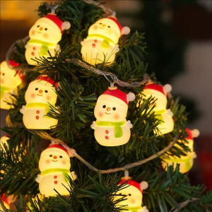 1.5m 3D Snowman Dây đèn trang trí Giáng sinh đèn LED Cây giáng sinh Đèn treo trí nội thất bên supplie