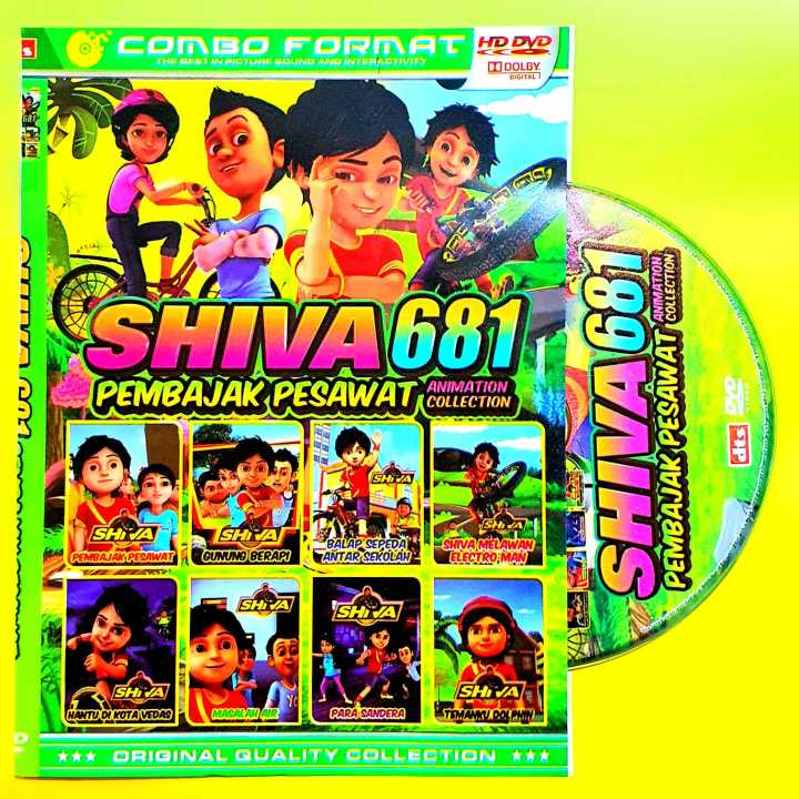 KASET DVD FILM SHIVA EDISI TERBARU-FILM ANAK KARTUN SHIVA EPISODE