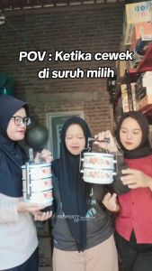 Rantang Susun Maspion / Food Carrier Panda Maspion / Enamel / Rantang Tenong / Rantang Seserahan / Rantang Nasi 2 Susun