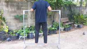 ขายดี พร้อมส่ง!!! ราวเเขวนเสื้อผ้า ราวเหล็กเเขวนผ้า ราวตากเสื้อผ้า ราวเหล็ก ราวเสื้อผ้าเหล็กกัลวาไนซ์ ราวแขวนผ้าบาร์เดี่ยว MT066