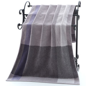 Cut Velvet Jacquard Soft Absorbent Bath Towel 70x140cm