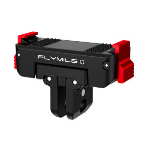 Flymile | Flymile Quick-Release Base Magnetic Mount Bracket 360° Rotate Adjustable Adapter Base for DJI Action 6/Osmo Nano Accessories