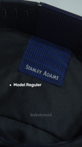 Kemeja Pria Formal STANLEY ADAMS Lengan Panjang Hitam Kehijauan Black Seaweed Reguler SAR 167