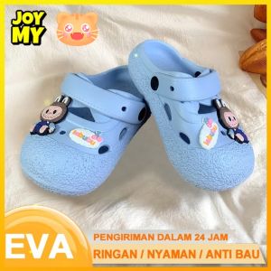 Joymy Sandal Anak Laki Laki Baim Labubu Lucu 1-7 Tahun Sepatu Sendal Kodok Anak Perempuan Kekinian Empuk EVA Anti Slip