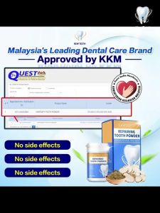 New Teeth | Teeth Whitening Tooth Powder Antibacterial Cleaning Herbal Ubat Pemutih Gigi 神龈粉