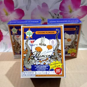 Pegal Linu Gadung Klingsir Cap Becak - 1Pak Isi 10 Sachet