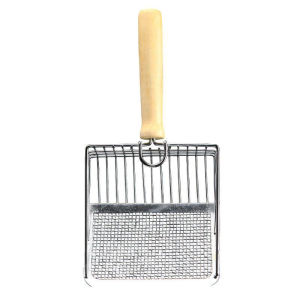 Non-Stainless Steel Fine-Pore Cat Litter Shovel Metal Two-In-One Large Special Tofu Sand Cat Litter Shovel Poop Shovel Tool