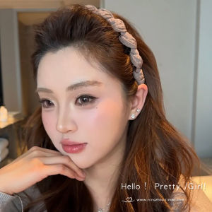 NING ZHOU | High Top Bun Wave Headband Anti-Slip Teeth Press Hair Headband