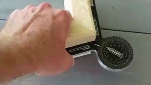 Miter Saw Protractor Aluminum Protractor Angle Finder Featuring Precision Laser-Inside/Outside Miter Angle Finder for Carpenters