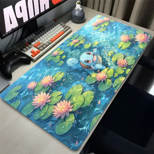 Bandai | Tấm Lót Chuột Cỡ Lớn XL Dành Cho Game Thủ - Pokemon Squirtle Anime Thảm Để Bàn Phụ Kiện Bàn Phím Máy Tính Thảm Cao Su Cho Máy Tính Chơi Game