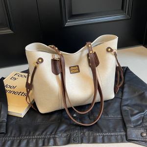 Túi Tote Dung Tích Lớn Thời Trang Phong Cách Hàn Quốc Dành Cho Nữ Túi Đeo Vai Thường Ngày Túi Xách Tay Túi Tote Mềm Màu Trơn