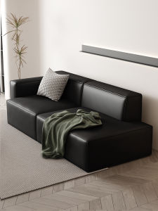 Italian Normcore Living Room Sofa for Three People Small Apartment Modern Minimalist Anti-Scratching Apartment Double Sofa Easy to Care