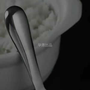 🔥Wishwa👍 Stainless Steel Rice Spoon Cafeteria Household Spoon Thickened Non Stick Rice Spoon