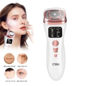 Mini HIFU 2nd Gen EMS RF Siêu Âm Trẻ Hóa Da Mặt Trị Liệu Bằng Đèn LED Chống Nhăn Làm Săn Chắc Da Nâng Cơ Thiết Bị Làm Đẹp