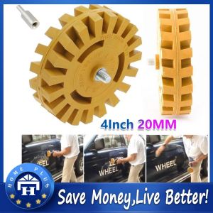 【Local delivery】 4-inch Rubber Grinding Wheel Quick De-glue Abrasive Disc Rotating Tool Removal Car Stickers and Tape Polishing Wheel Glue Remover Wheel