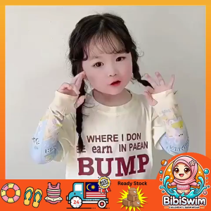 BIBISWIM Arm Sleeves for Kids Boys Girls Outdoor Sports Cooling Sun Protection | Budak Sarung Tangan