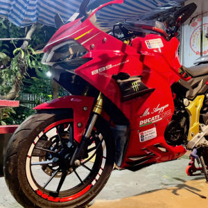 แลมแอร์ ADV150 แลมแอร์แต่งงาน ABS Gsxr150 R15 V3 R3 Click Z200 ADV150 Motorcycle Front Spoiler