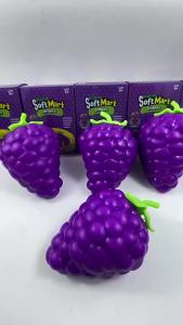 Jumbo Grape Fruit Squishy Toy Rising Stretchable Venting Ball Squeeze Anti-Anxiety Sensory Fidget Toy for Adults Gifts