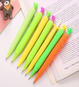 Pensil Mekanik Bentuk Sayuran Mechanical Pencil Vegetables Aesthetic Fancy Wortel Corn Alat Tulis Anak Sekolah Murah AVVET