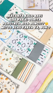 (ISI 3 PCS) Gurita Tali Rekat Instan Newborn 0-3 Bulan / Set Gurita Model Perekat Velcro Bayi Baru Lahir Adem Gurita Tali Lembut Karakter Anak Perempuan Laki Laki alinkidos