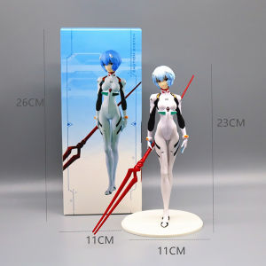 Bandai | 23cm New Evangelion Rei Figure Toys Doll Christmas Birthday Gift For Kids Girls