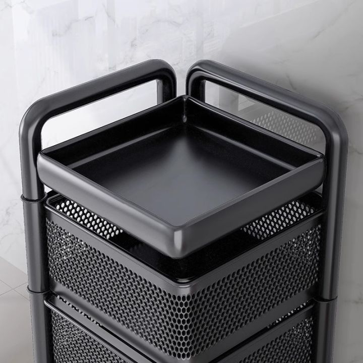 MOMIAN | Rotating Kitchen Storage Rack Multi-layer Vegetable Basket ...