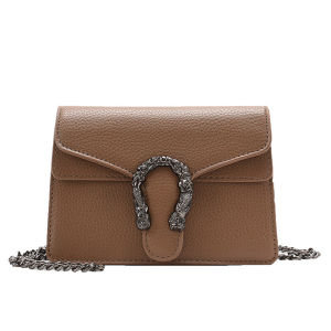 กระเป๋าสะพายข้างทรงสี่เหลี่ยมเล็กแบบหนัง PU สุดเก๋ไก๋สำหรับฤดูร้อน ปี 2025 กระเป๋าสะพายข้างแบบสะพายข้างสำหรับผู้หญิง สไตล์เกาหลี